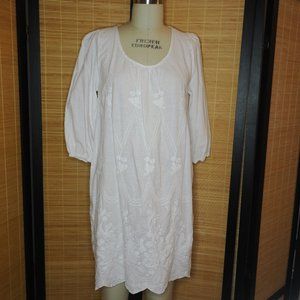 World Market White tunic dress, size L/XL